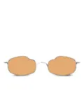 Rigards warped-frame tinted sunglasses - Silver