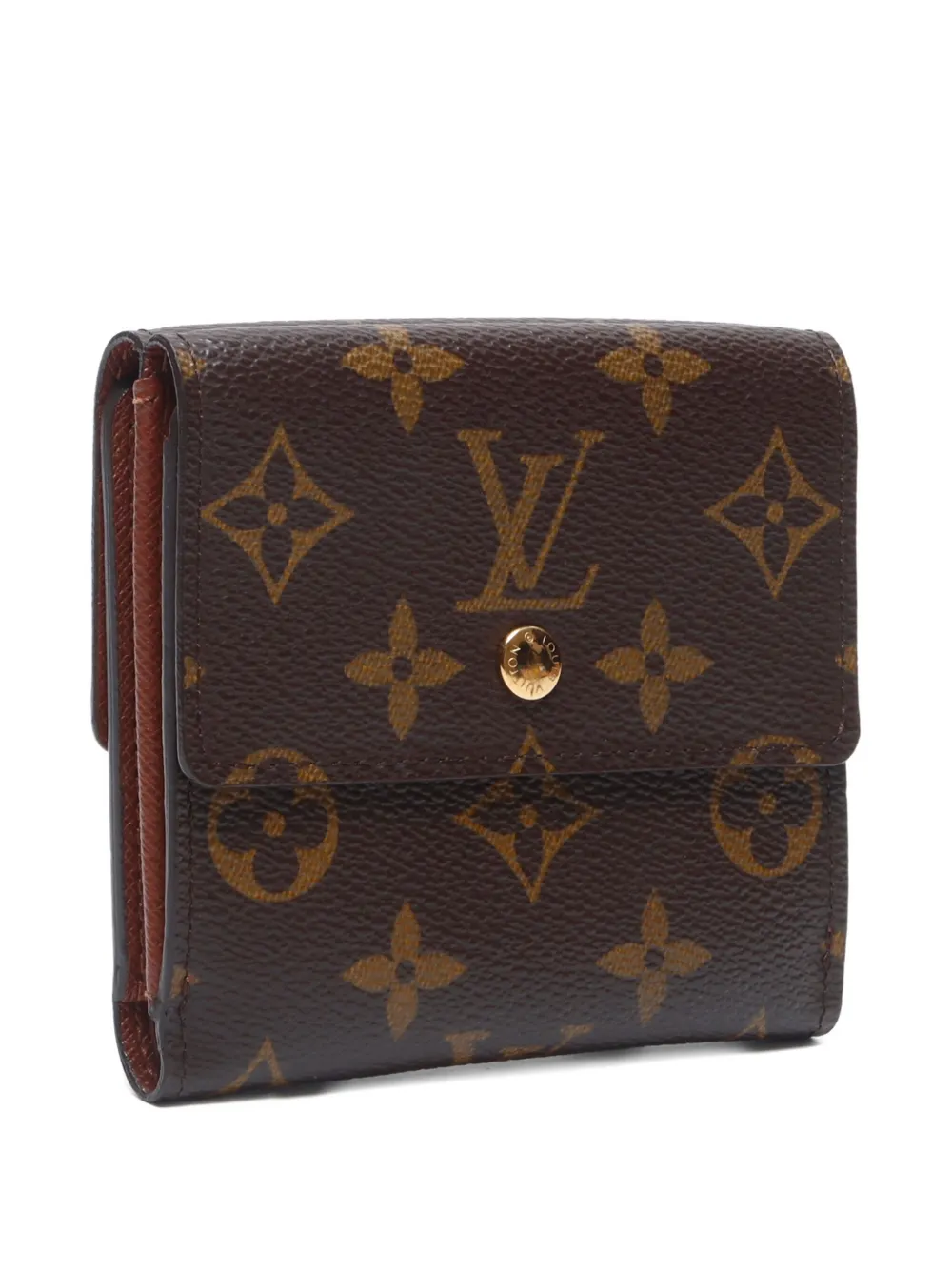 Pre-owned Louis Vuitton 2004 Elise Wallet In Brown