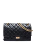 CHANEL Pre-Owned 2018-2019 2.55 Reissue shoulder bag - Black