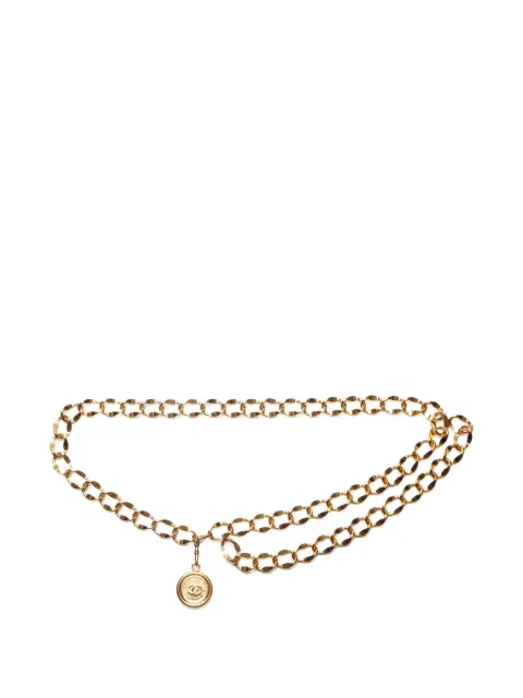 CHANEL Pre-Owned 1980s coin chain belt