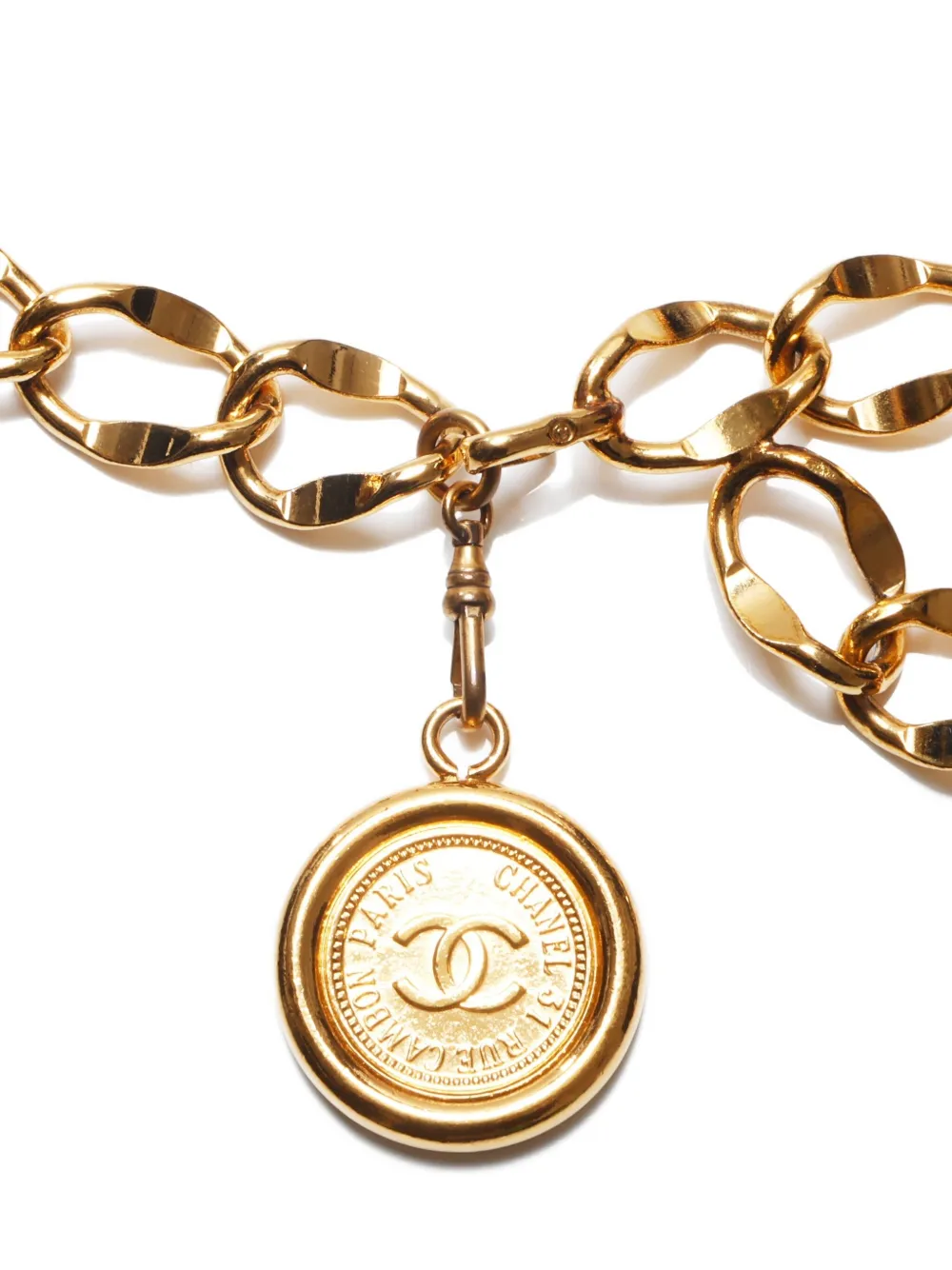 CHANEL Pre-Owned 1980s coin chain belt | Image 2