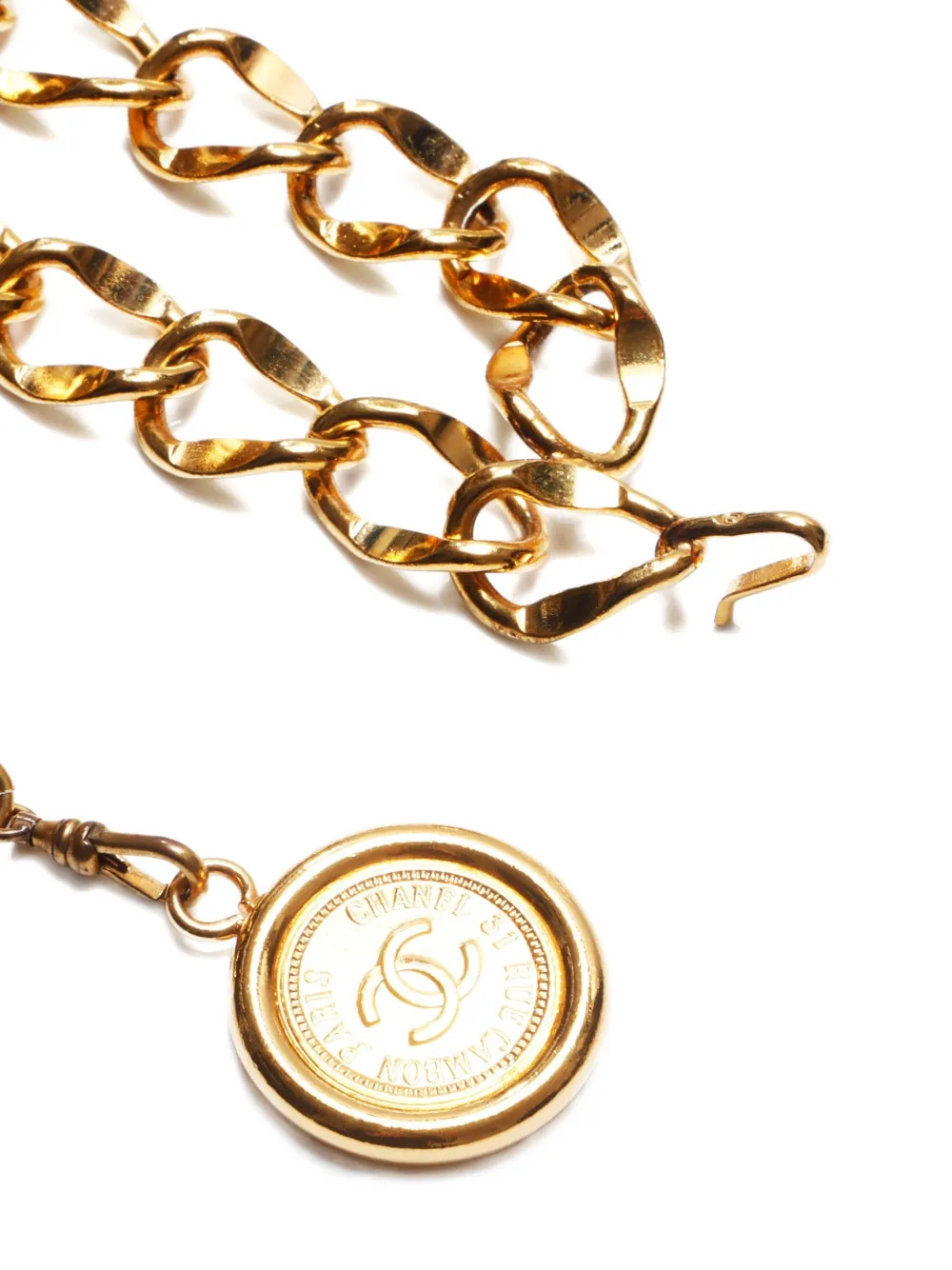 Pre-owned Chanel 1980s Coin Chain Belt