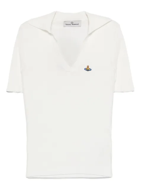 Vivienne Westwood Orb-embroidered polo top