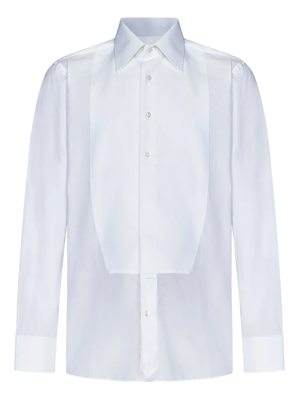 TOM FORD Katoenen overhemd Wit