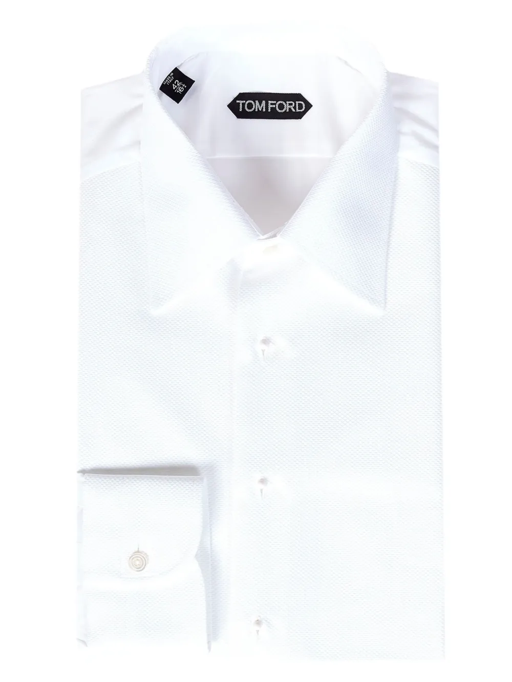 TOM FORD Katoenen overhemd Wit