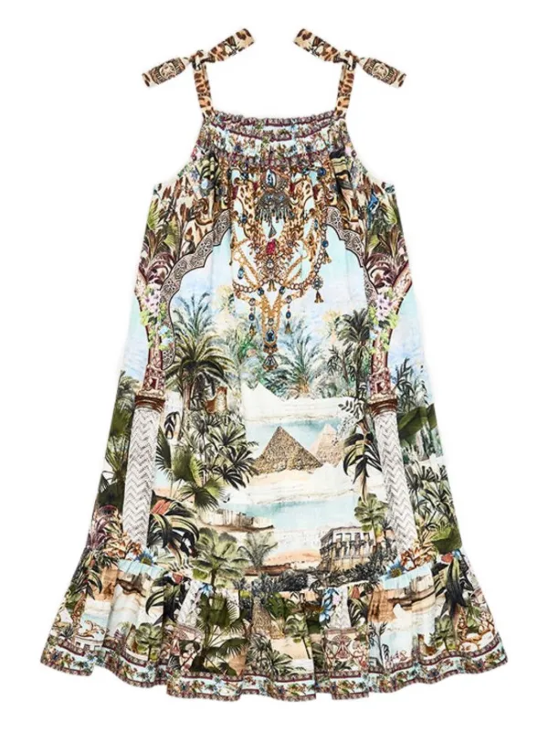 Camilla Kids ruffled casual dress