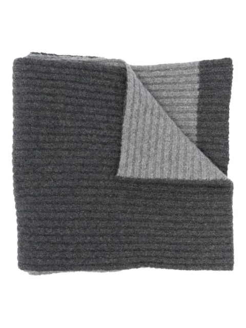 Balmain ribbed reversible scarf