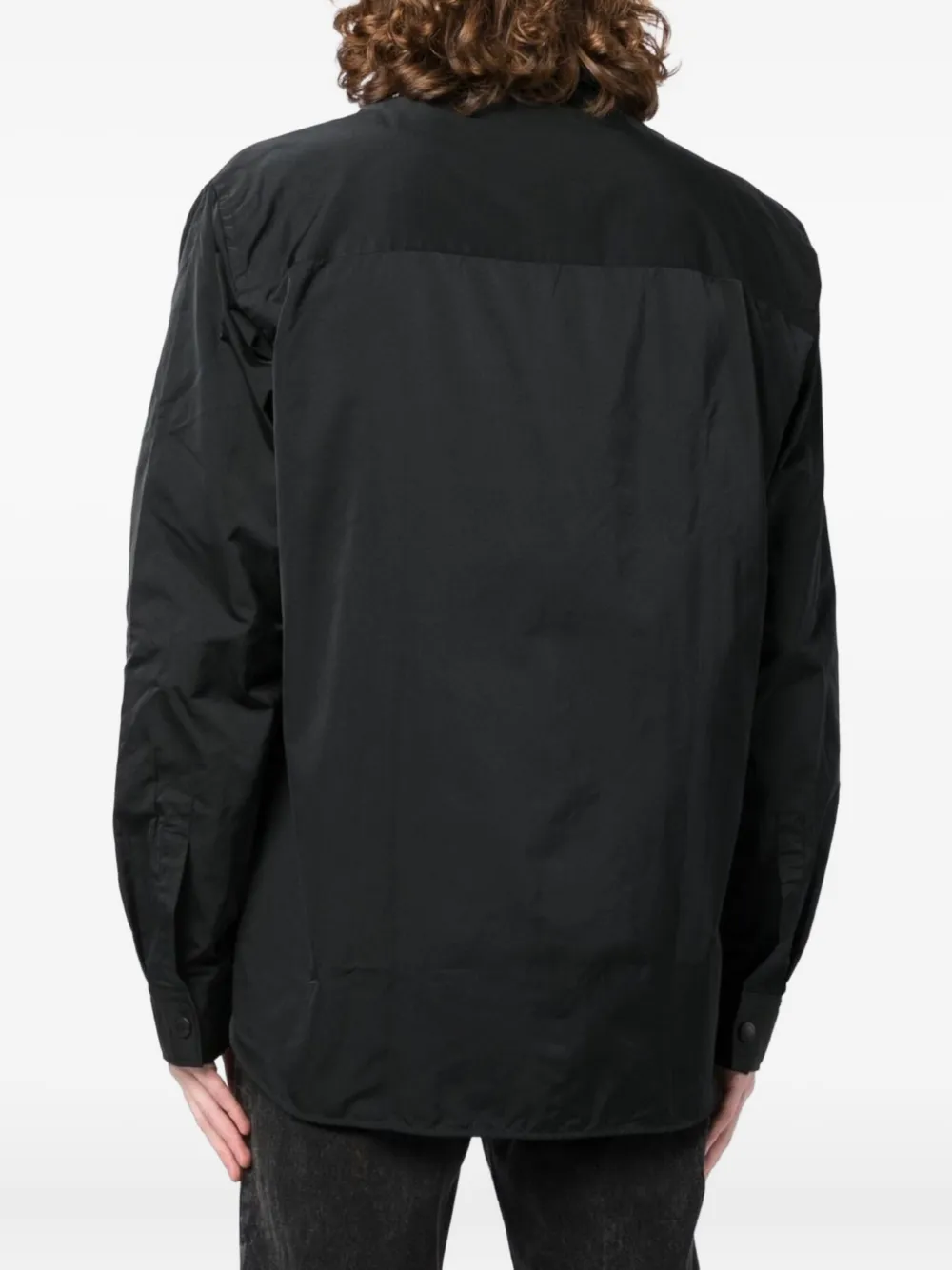 Balmain Cargo overhemd met rits Zwart