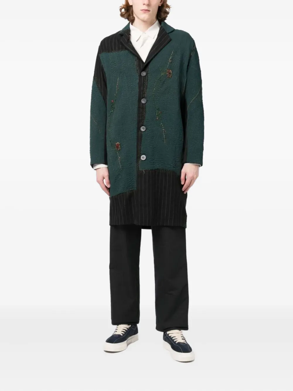 By Walid patchwork button-up coat | Pardessus | Image 2