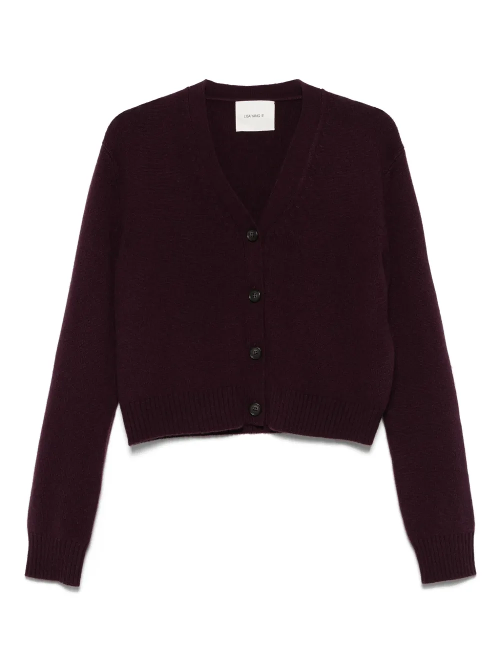Lisa Yang cashmere knitted top | Red | Image 1