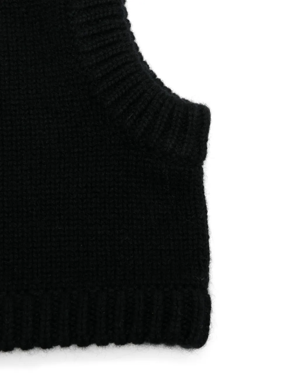 Lisa Yang cashmere balaclava - Zwart