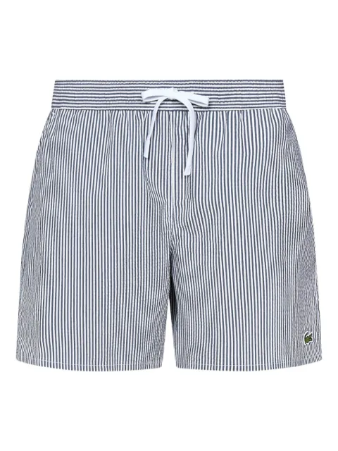 Lacoste striped swim shorts