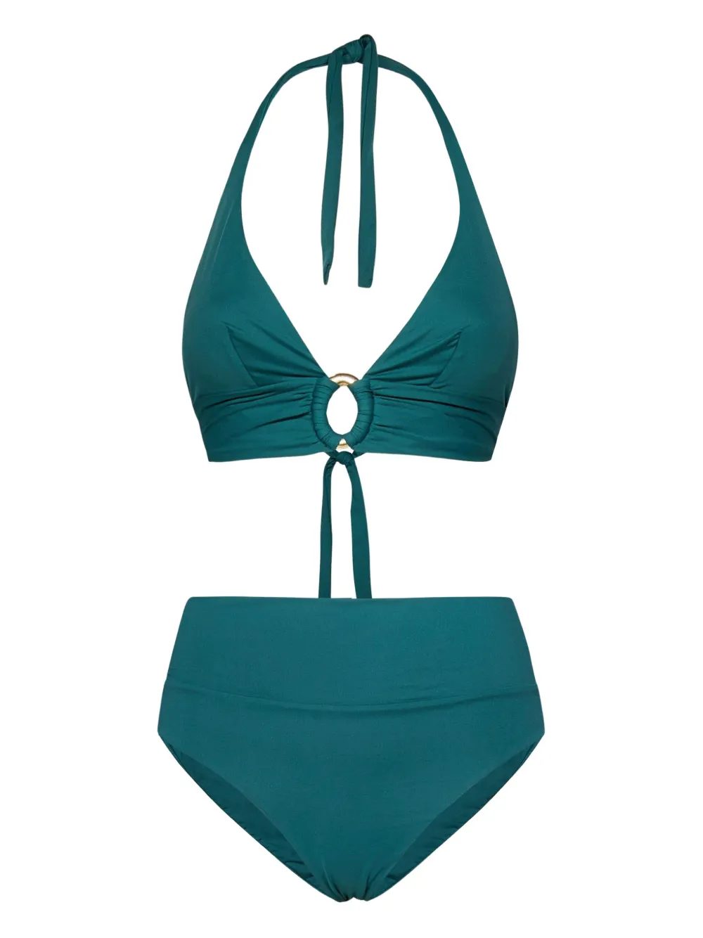 Fisico ring-embellished bikini | Green | Image 1