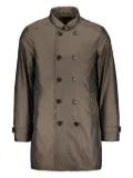 Moorer double-breasted coat - Brown