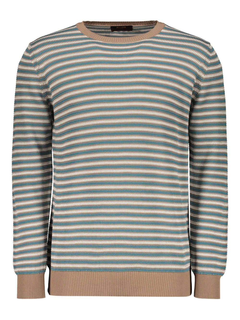 Moorer striped jumper | Blue | Image 1