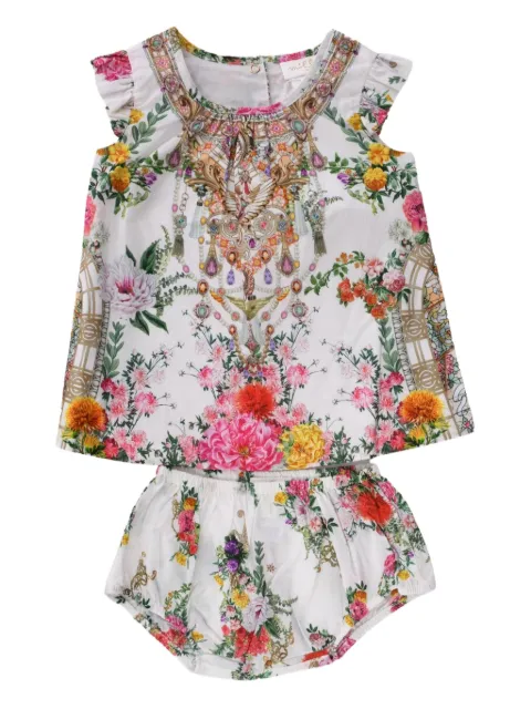 Camilla Kids floral-print shorts set