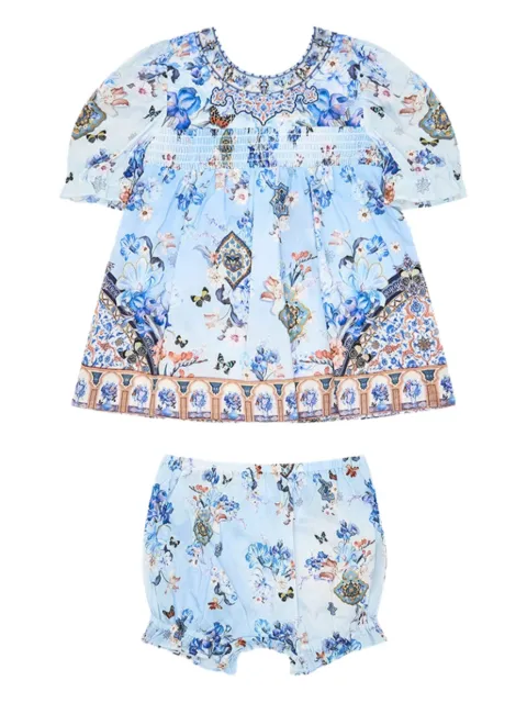 Camilla Kids floral-print shorts set