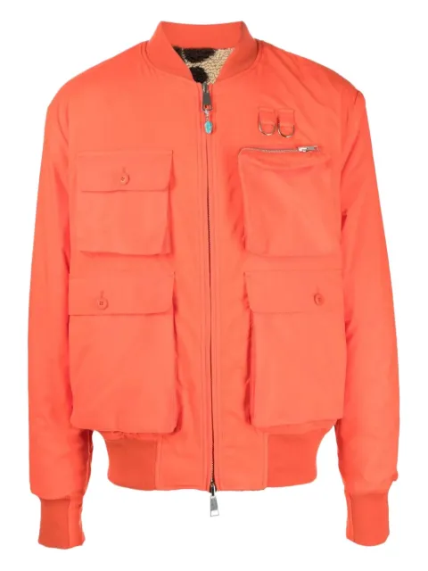 4SDESIGNS utility-pockets bomber jacket