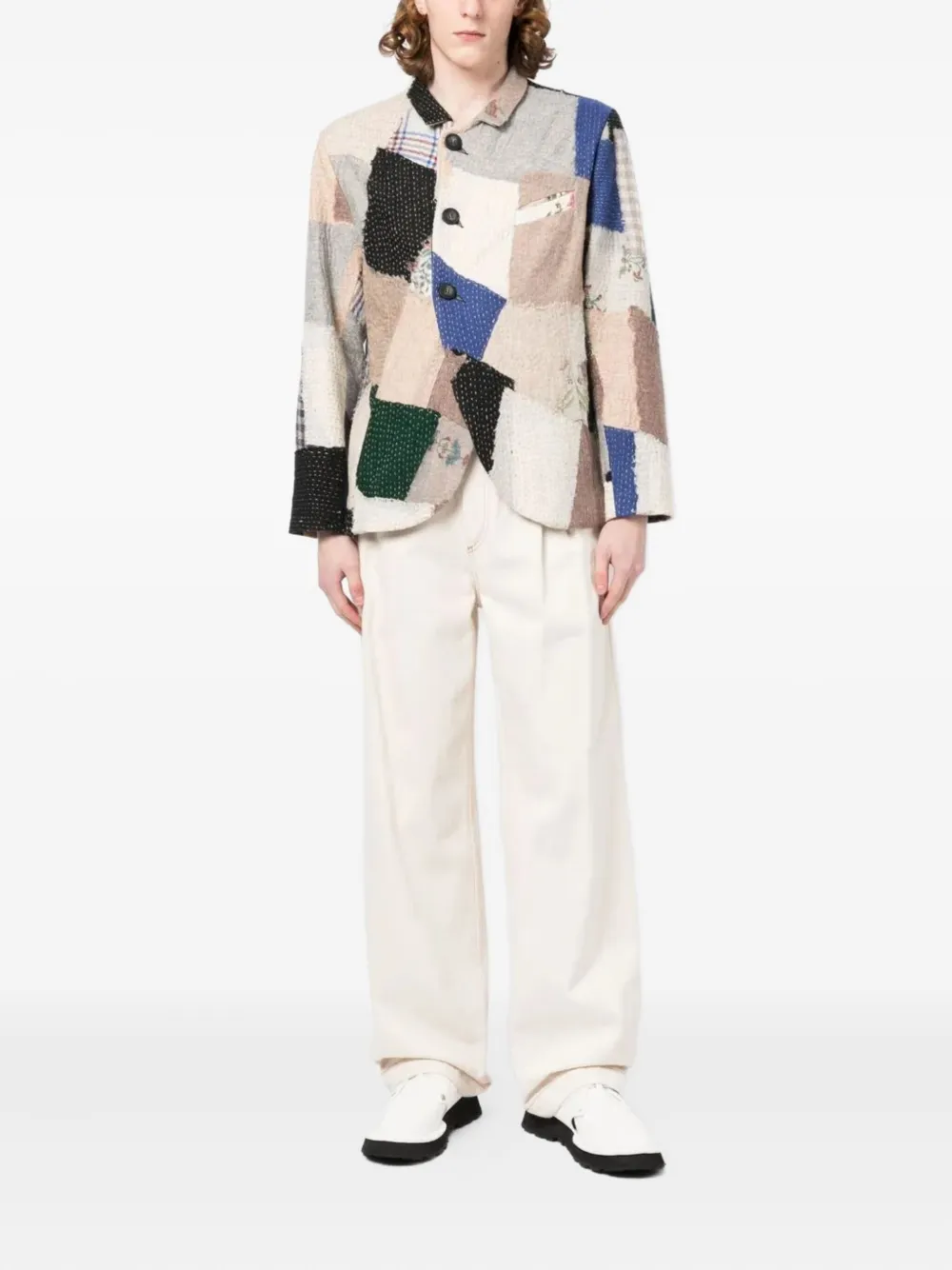 By Walid blazer con diseño patchwork | Blazers | Image 2