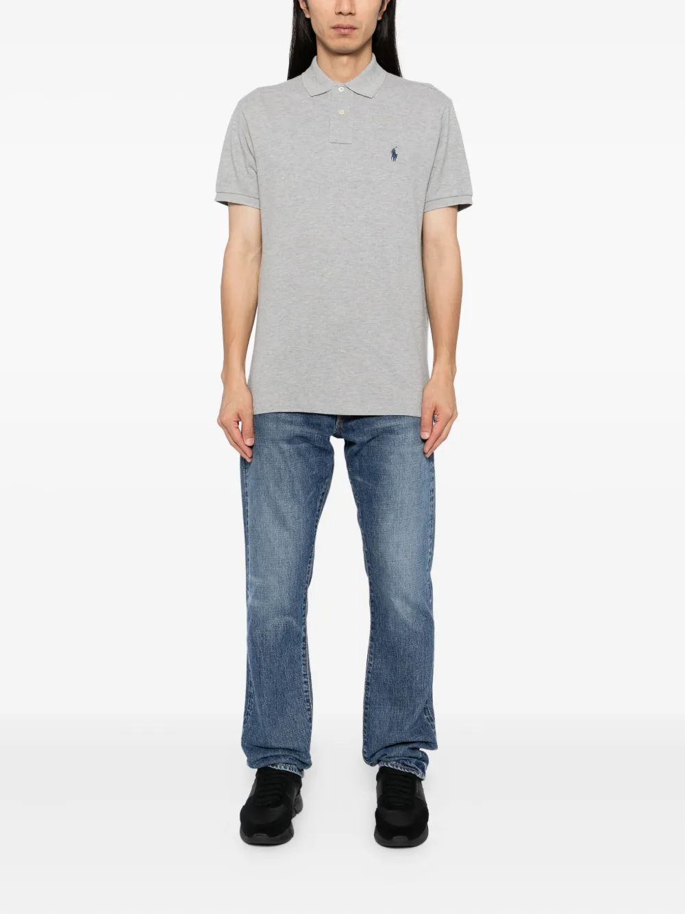 Polo Ralph Lauren Katoenen poloshirt Grijs