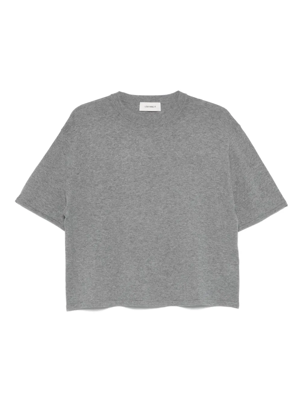 Lisa Yang playera con cuello redondo | gris | Image 1