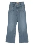 Bellerose logo-patch jeans - Blue
