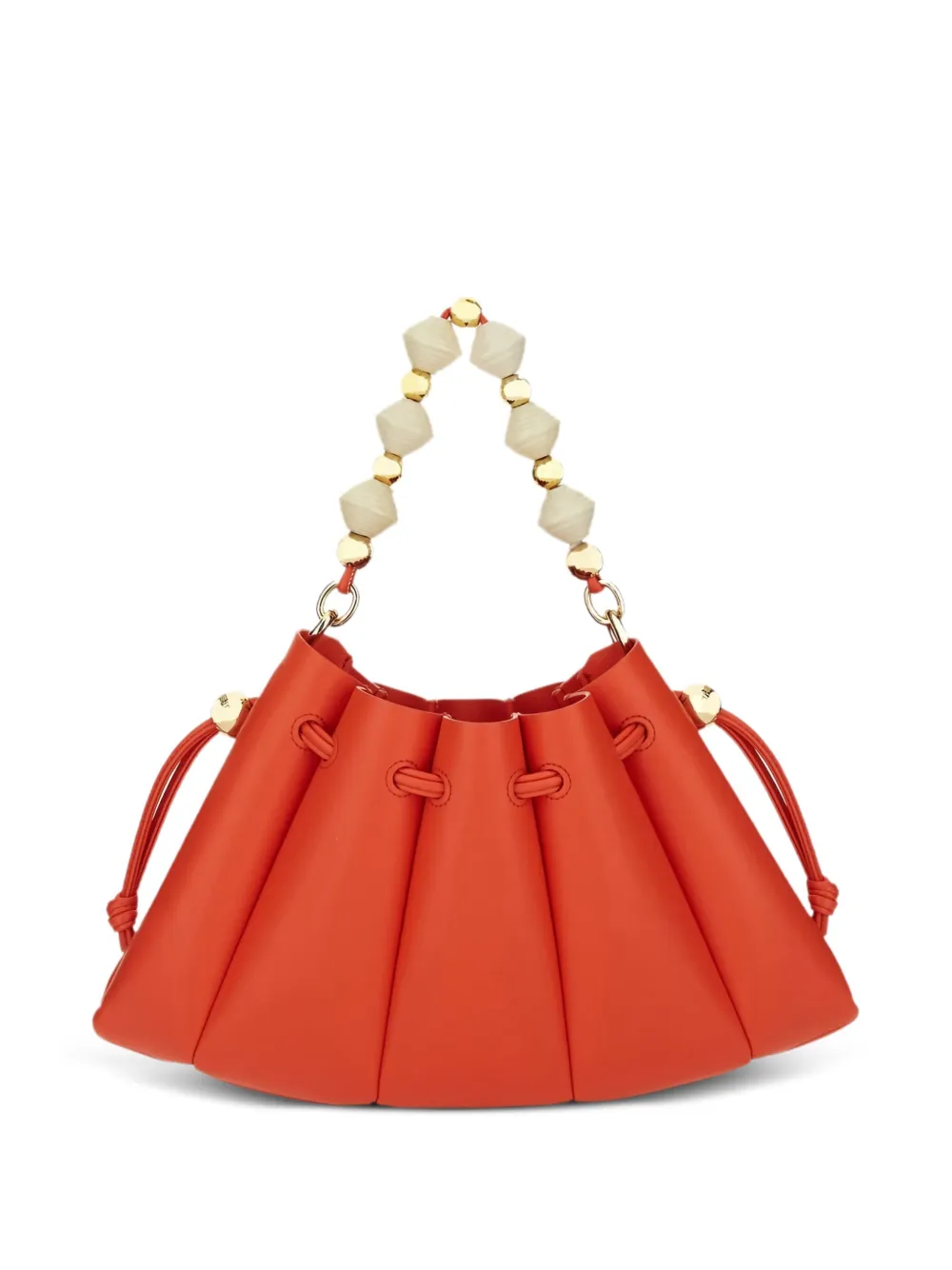 Themoirè Dafne pleated shoulder bag | Red | Image 1