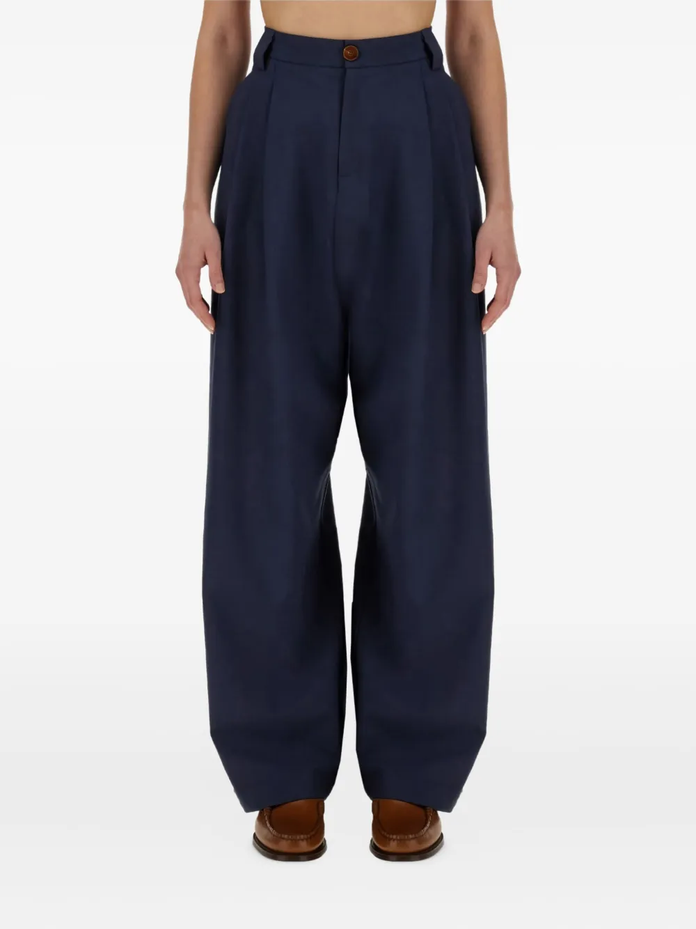 Alysi pleated trousers Blauw