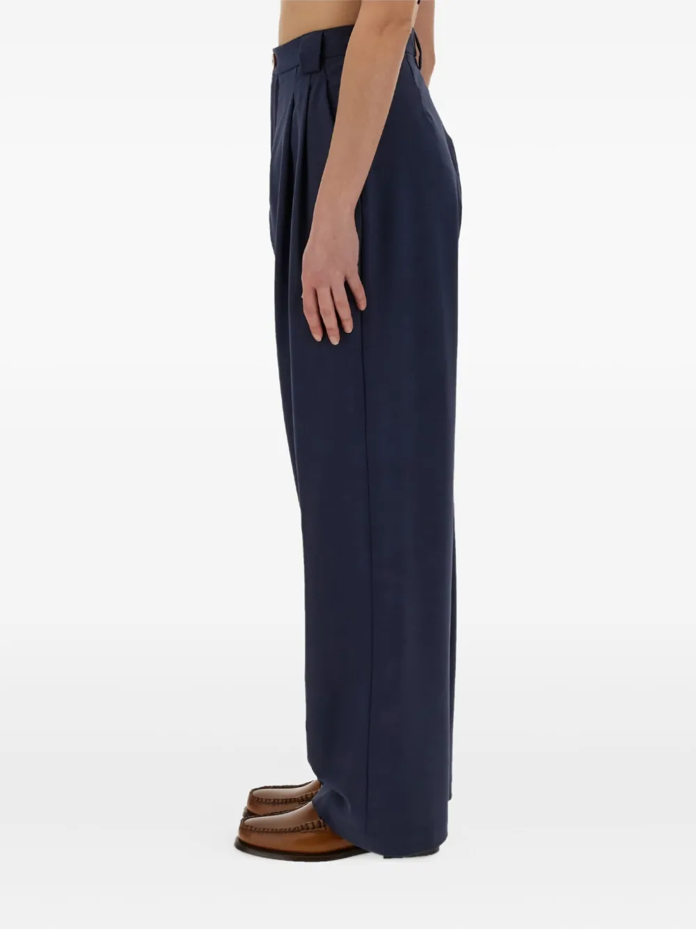 Alysi pleated trousers Blauw