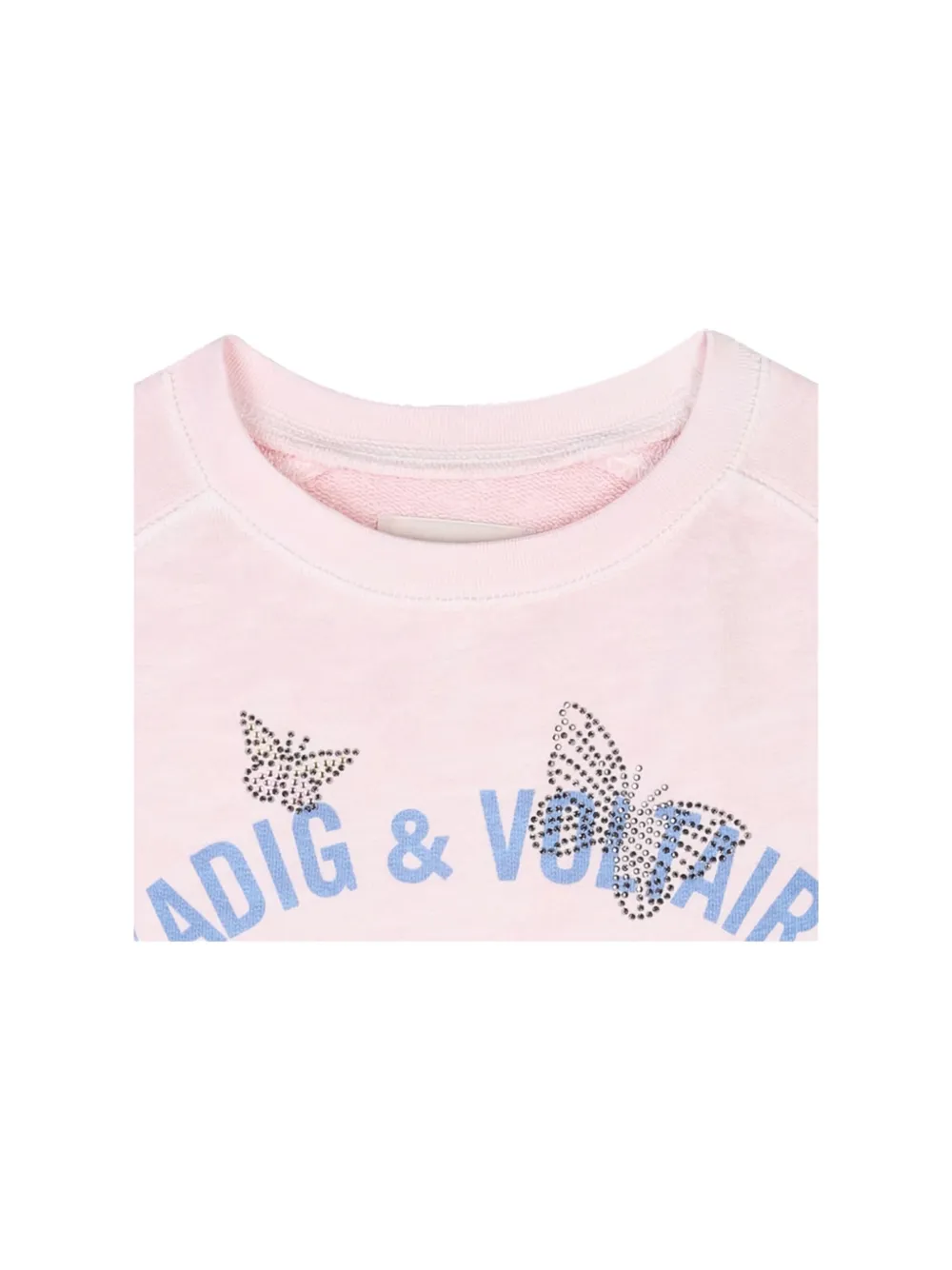 Zadig & Voltaire Butterfly-embellished Sweatshirt In Pink