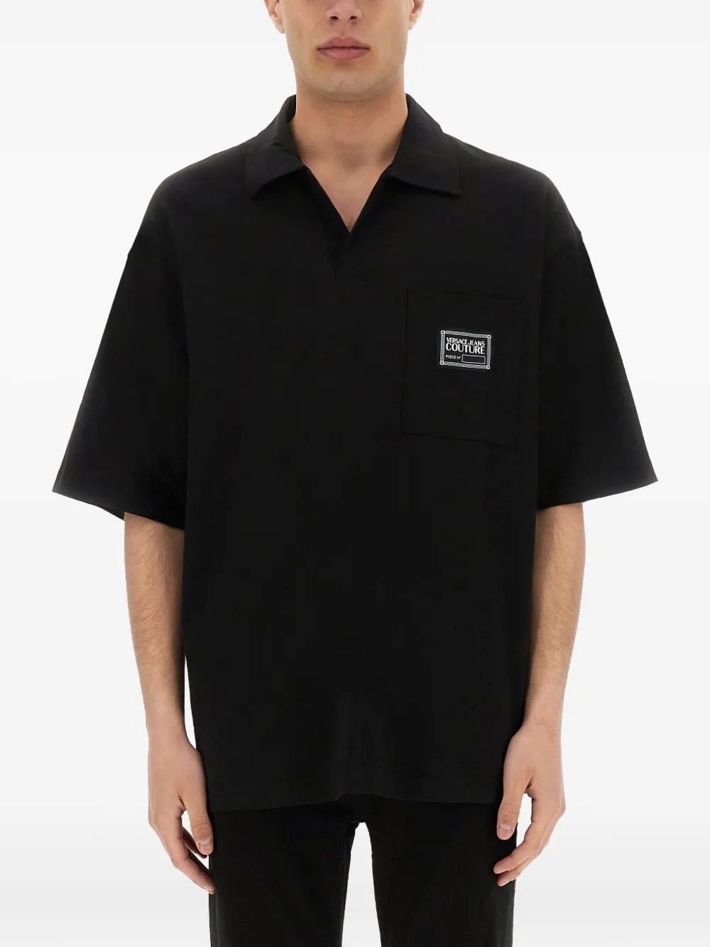 logo-patch shirt