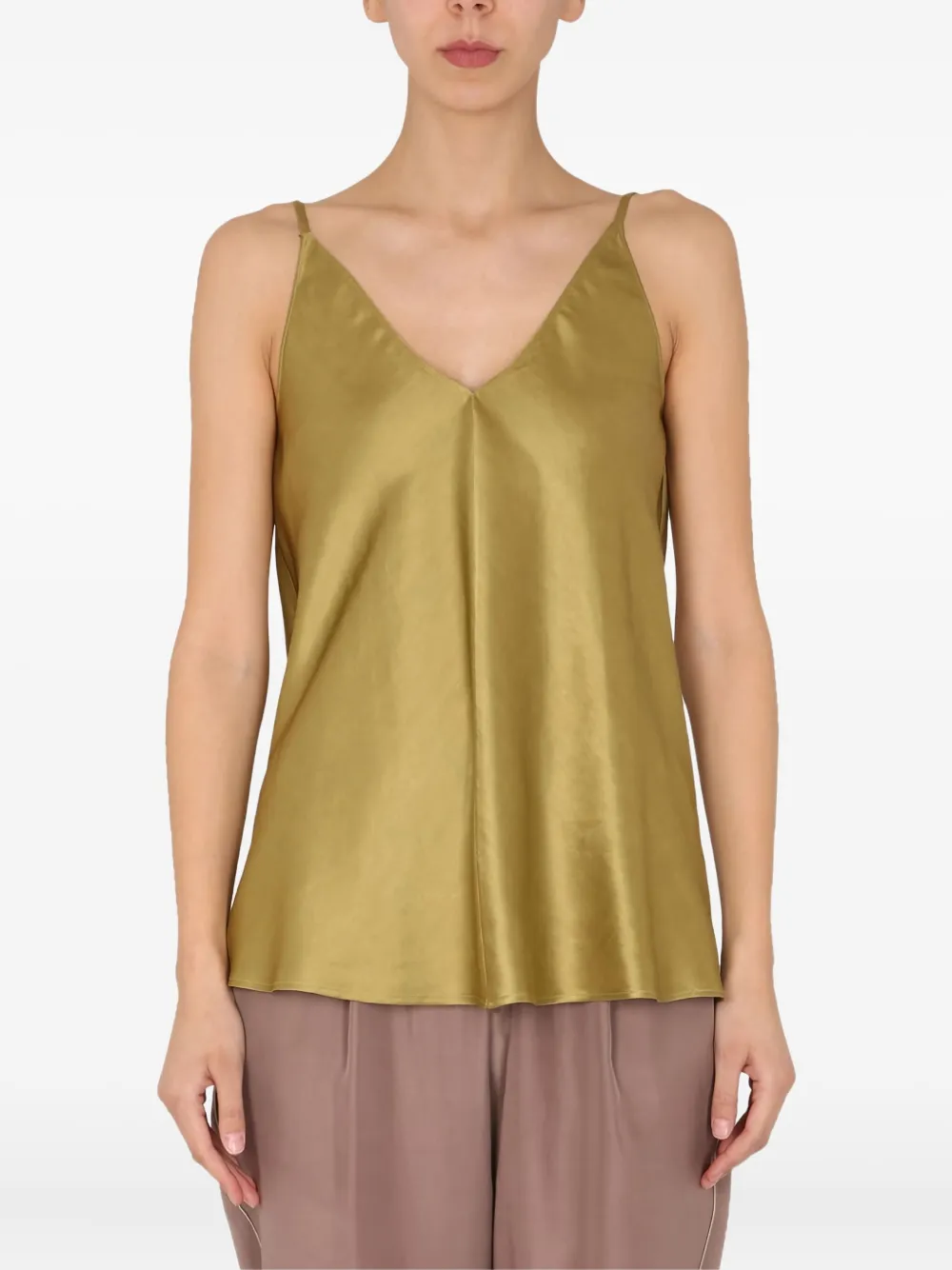 Alysi V-neck top Groen