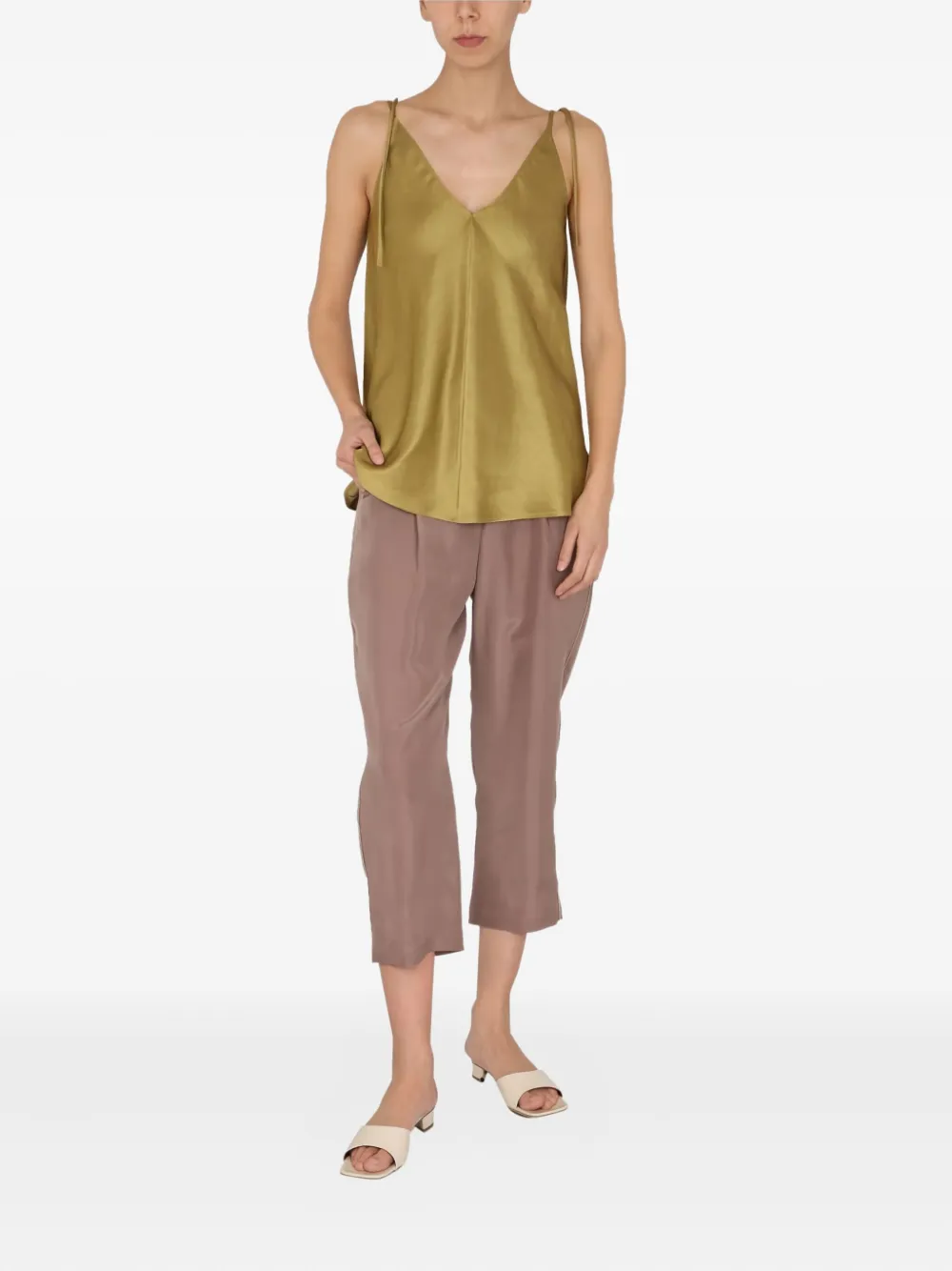 Alysi V-neck top Groen