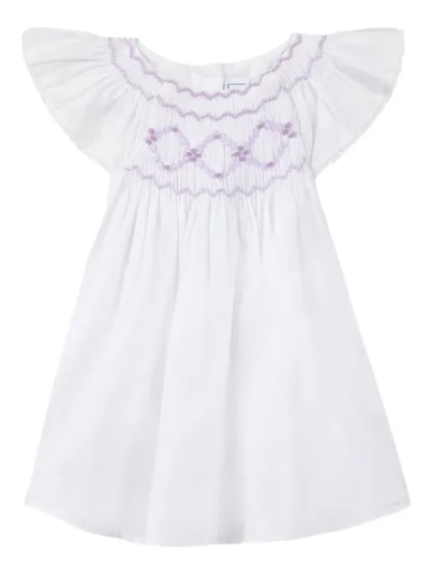 Tartine Et Chocolat smocked flutter-sleeve dress