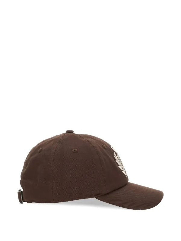 Sporty & Rich ブラウンキャップ Sporty & Rich エンブロイダリー キャップ | ブラウン | FARFETCH JP