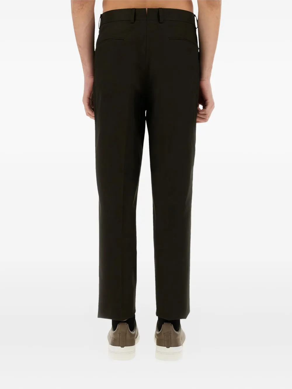 Zegna Broek met detail Bruin