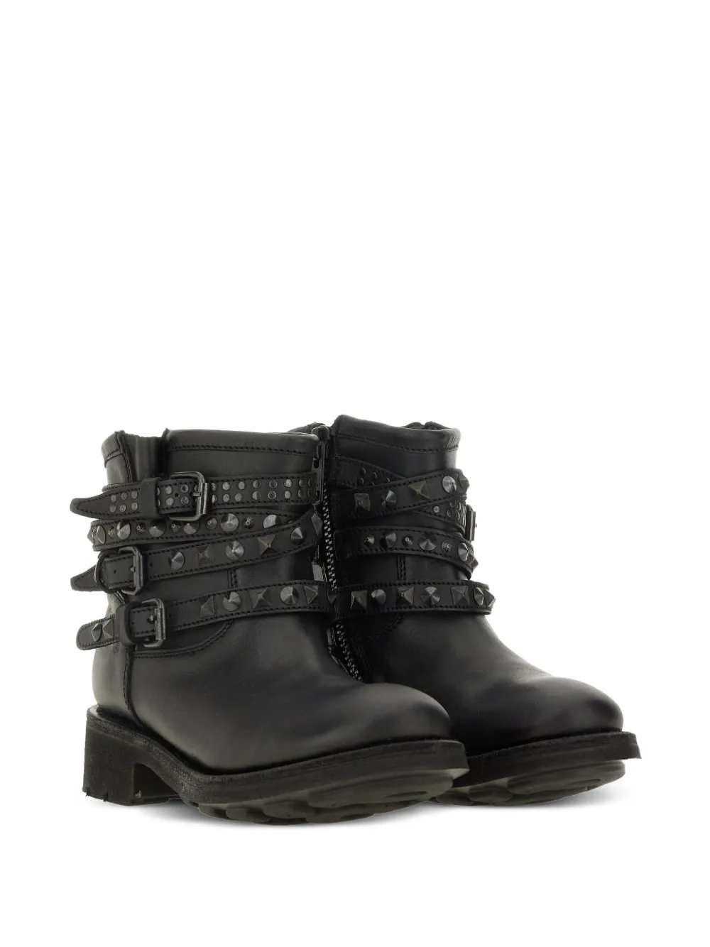 Ash buckle-studded leather boots | Biker Boots | Image 2