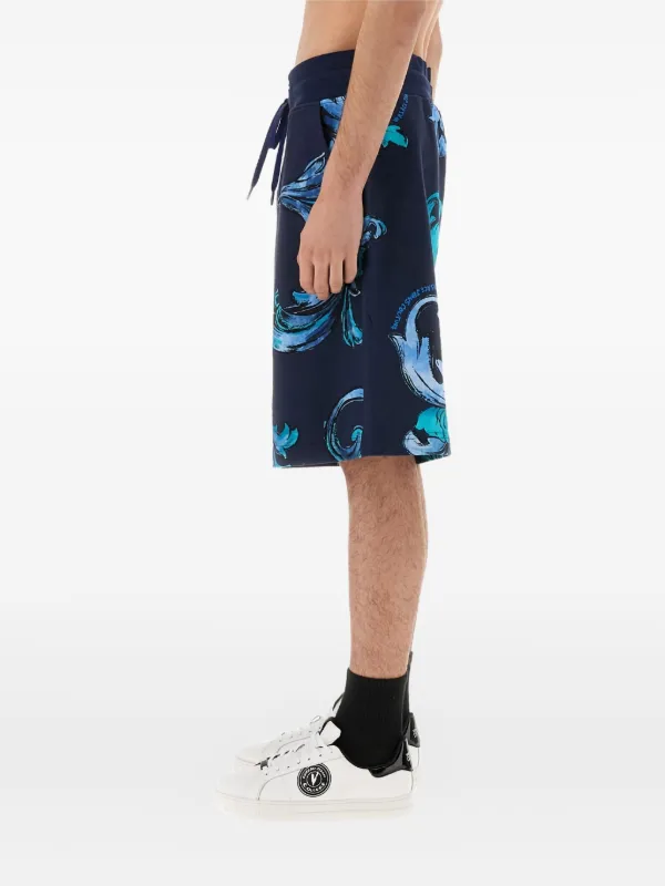 Versace Jeans Couture プリント ショートパンツ | ブルー