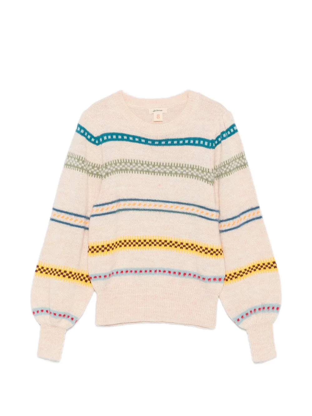 Bellerose striped-pattern sweater - Toni neutri