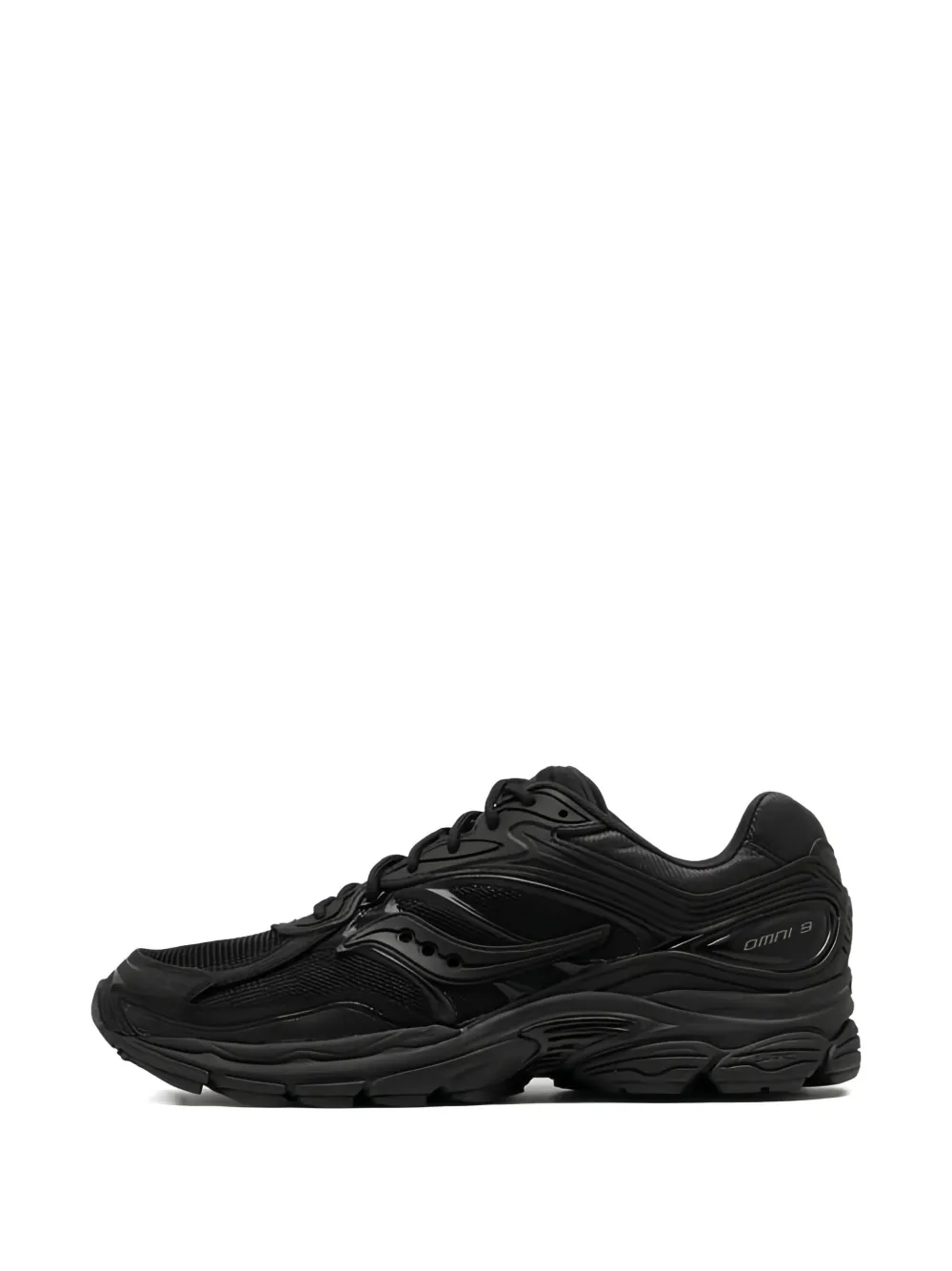 Saucony Progrid Omni 9 mesh panelled sneakers Black