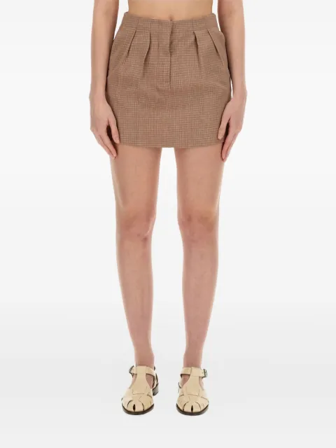 Alysi checked mini skirt