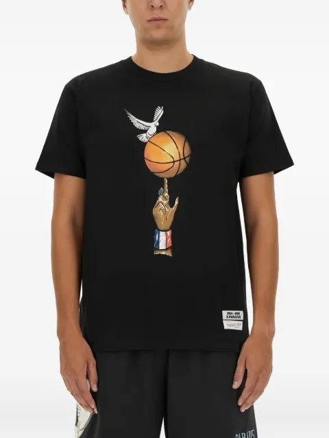 3PARADIS basketball-print crew-neck T-shirt