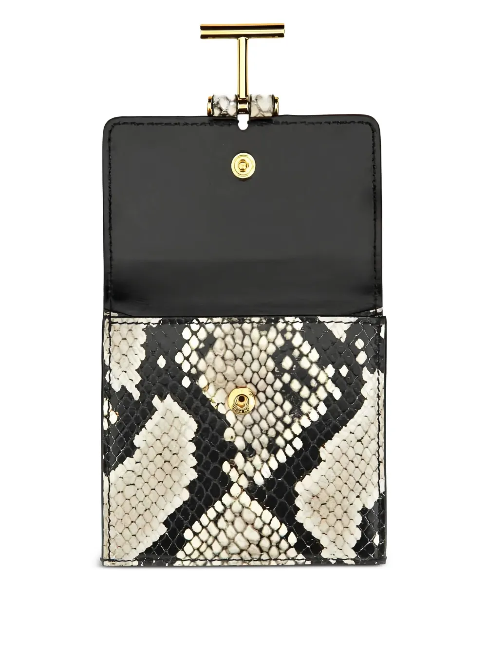 TOM FORD Leren portemonnee met slangen-reliëf ANIMALIER
