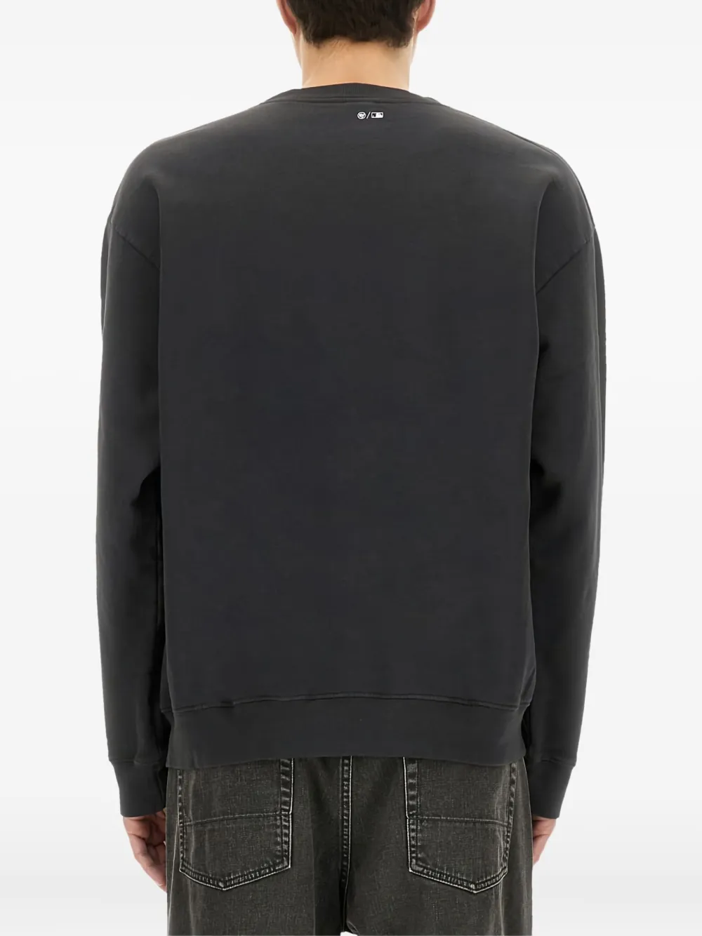 Sporty & Rich x The LA Dodgers sweater met logoprint Grijs