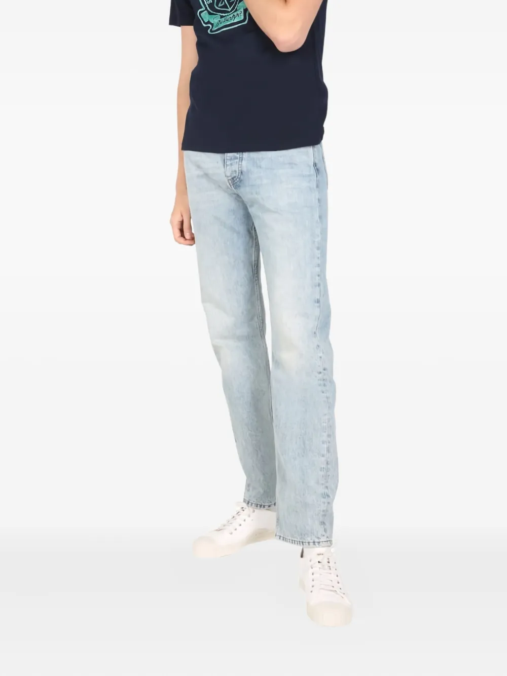 Ballantyne crest-print T-shirt Blauw