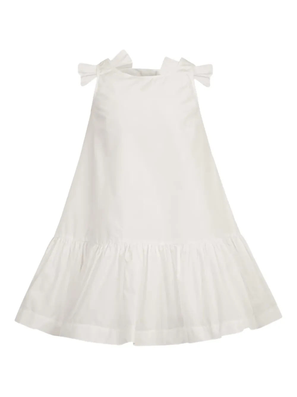 Simonetta bow-detailing ruffled dress | blanco | Image 1
