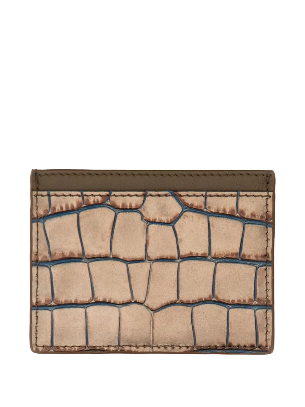 Vivienne Westwood Orb Plaque Embossed Card Holder In Neutral