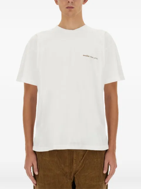 Awake NY t-shirt en coton à imprimé au dos