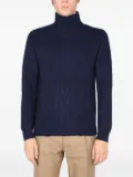 Ballantyne cable-knit turtleneck sweater - Blue