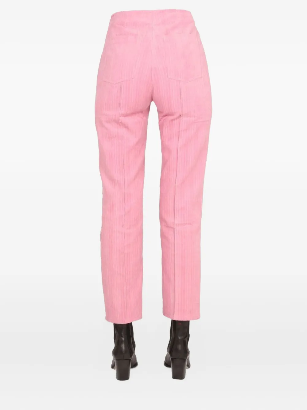 Baum Und Pferdgarten Neah striped cotton straight trousers Roze